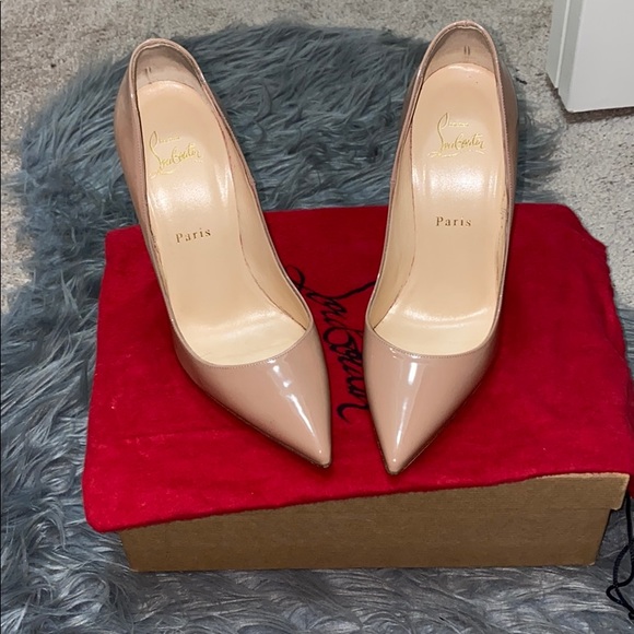 Christian Louboutin So Kate 120mm Pump Nude Patent - Picture 3 of 6